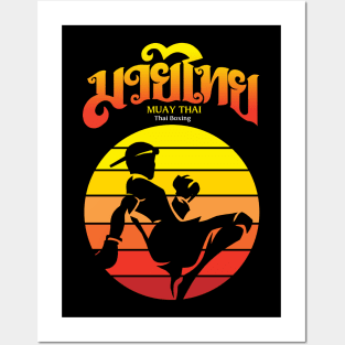 Muay Thai Boxing The Art of Eight Limbs Posters and Art